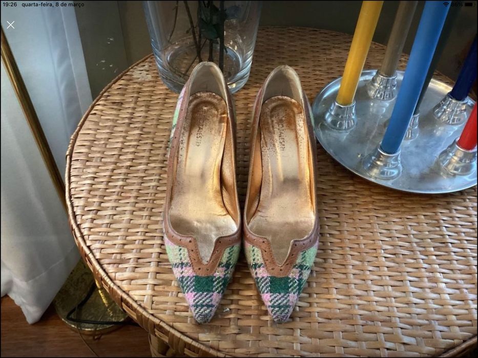 Sapatos tacão italianos