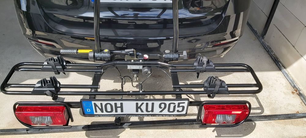 Bagaznik rowerowy na hak MFT udzwig 80kg uchylny antykradz thule