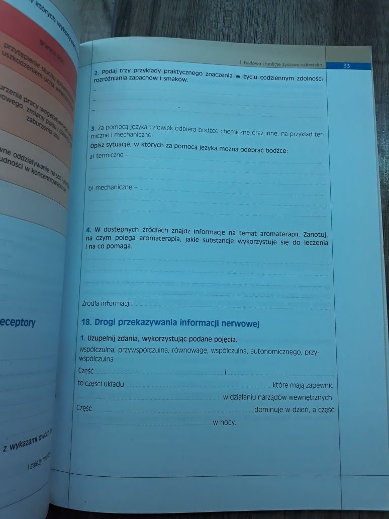 Zestaw zeszyt ćwiczeń Biologia 2  3 operon gimnazjum szkoła podstawowa