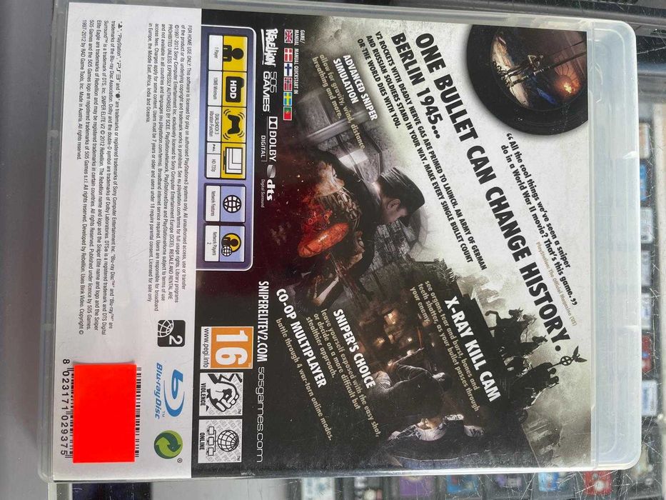 Playstation 3 - Sniper Elite V2 - Sklep - Wolumen - Metro Wawrzyszew