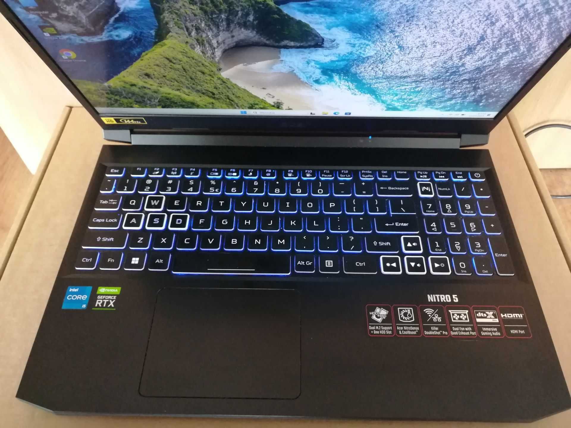 Laptop Acer Nitro 5 I5-11400H/16GB/512GB/RTX-3060 Gamingowy Okazja