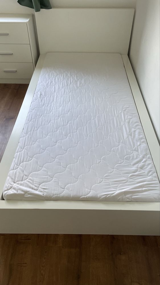 Łóżko  ikea biale  90 cm