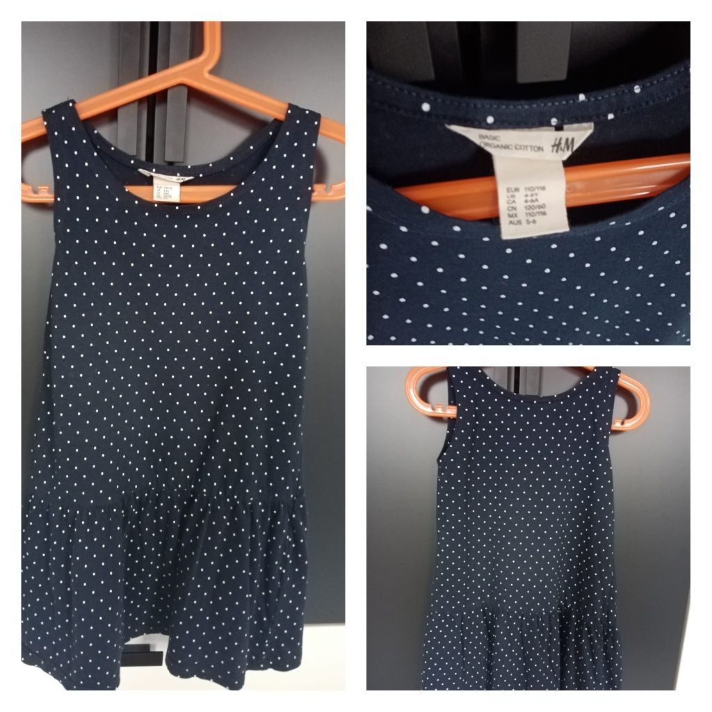 Sukienka dziewczęca H&M 110/116