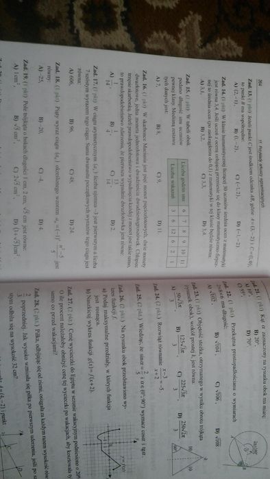 Matura z matematyki od roku 2010. Cewe, Kobierowska