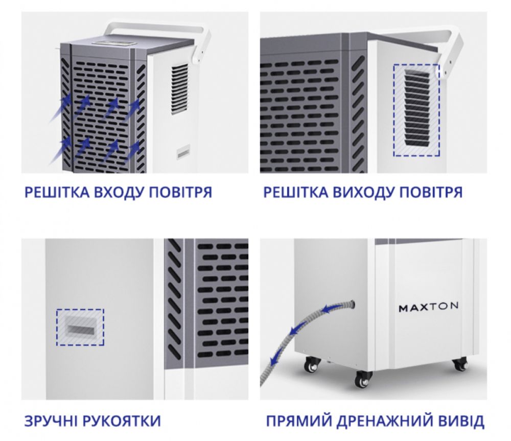Оренда : Maxton MX-90L: Високопродуктивний Промисловий Осушувач