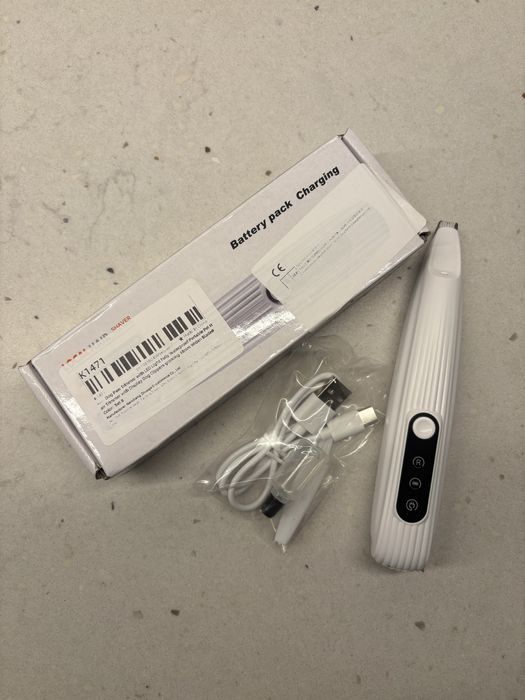 Trymer dla psa/kota 18mm cichy bezprzewodowy podswietlenie