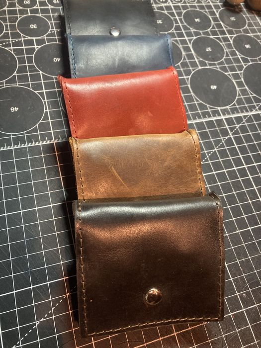 Монетница мелочница кожа