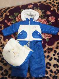 Зимовий дитячий костюм трійка