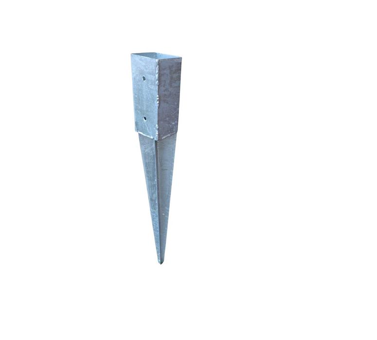 Metalowa kotwa wbijana ocynkowana 9x9cm podstawa słupa