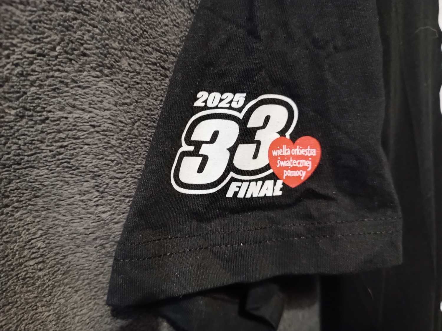 Koszulka, t-shirt z nadrukiem WOŚP 33 finał