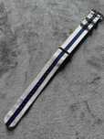 Pasek Nato 22mm nowy beżowo-granatowy beż granat