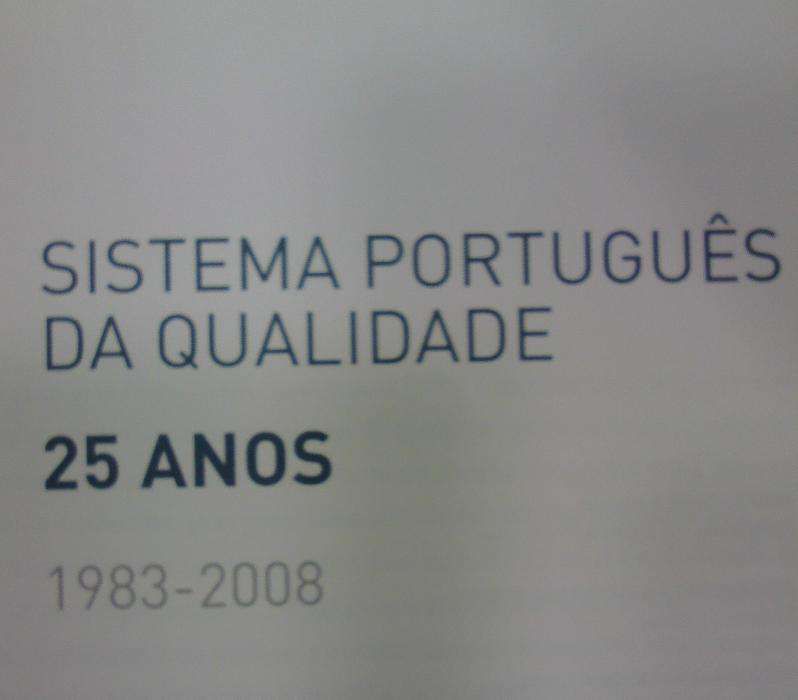 Livro Sistema Português da Qualidade - 25 anos