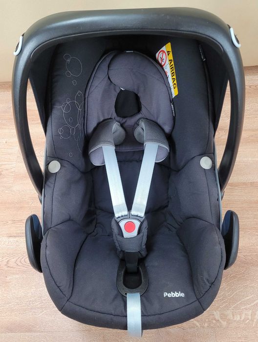 Maxi Cosi Pebble fotelik, nosidełko czarne 0-13kg