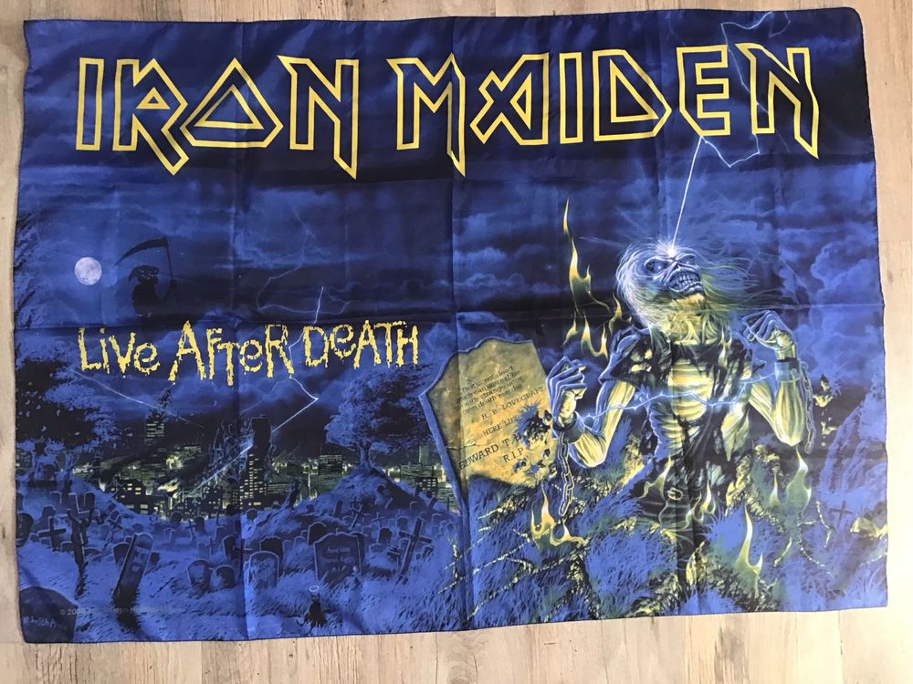 Флаг(banner) Iron Maiden original Italy(106x77)