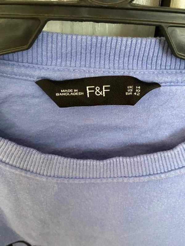 Bluza damska F&F 42 xl fioletowa