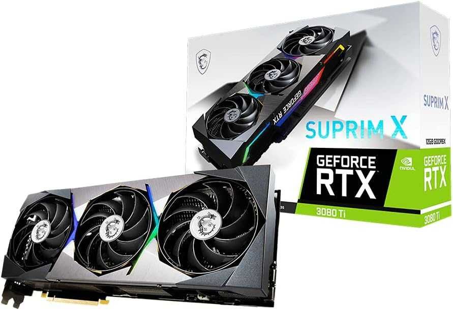 Karta graficzna MSI GeForce RTX 3080 Ti SUPRIM X12G NVIDIA GDDR6X NOWY