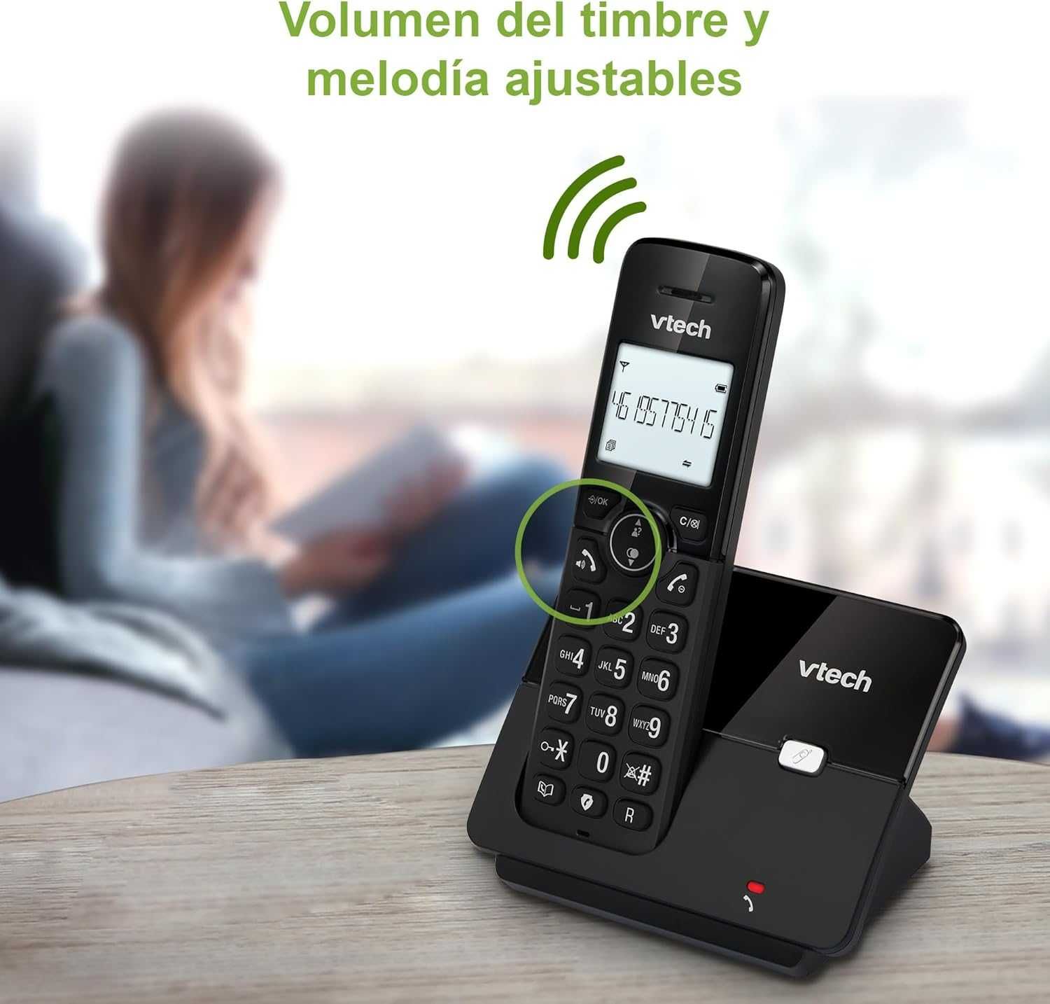 Vtech CS2001 Telefon bezprzewodowy głośnomówiący sekretarka słuchawka