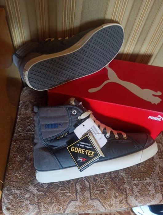 Чоловічі зимові кросівки usa puma waterproof gore-tex устілка