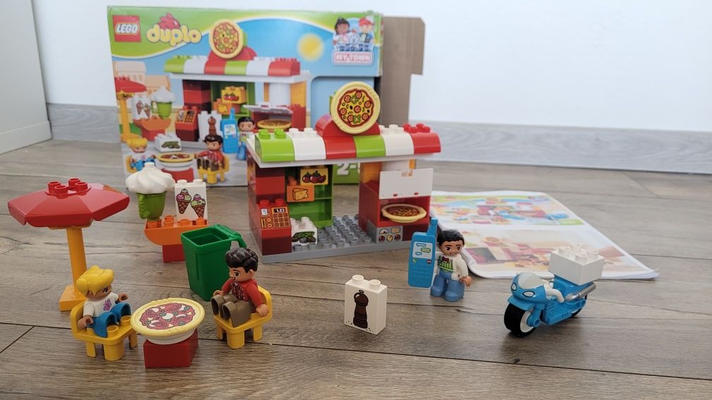 Lego kompletny pizzeria zestaw 10834 duplo karton