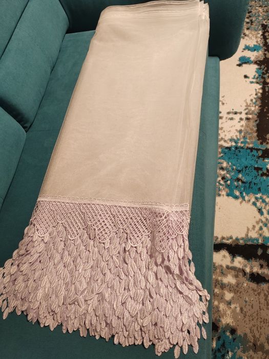 Turecka firanka z gipiurą