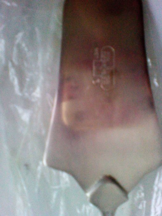 nowa łopatka do ciasta posrebrzana