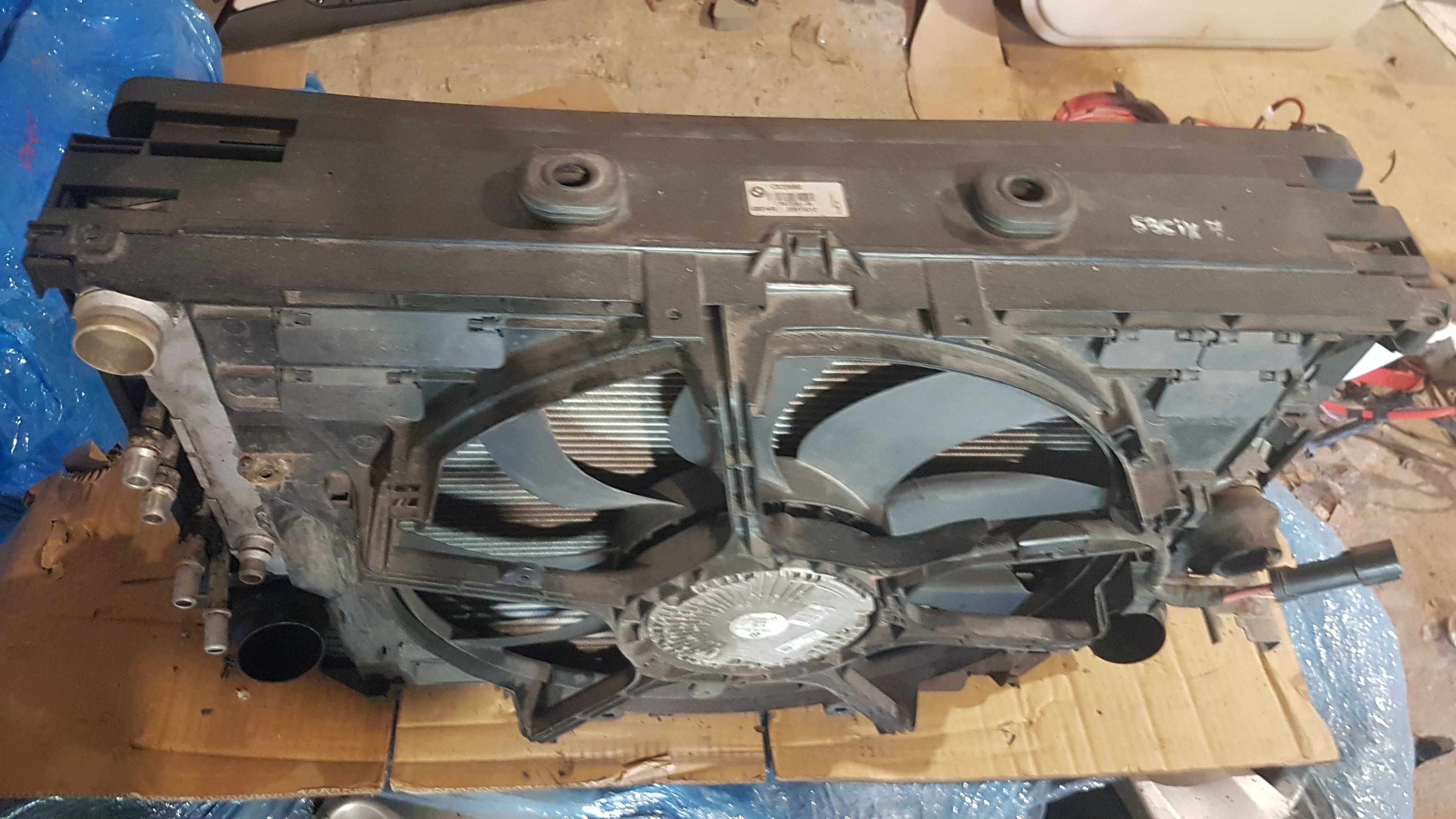 Кассета радиаторов + вентилятор комплект BMW F10 N63