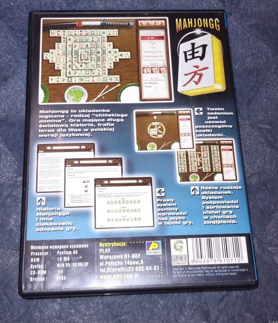 płyta cd, gra na pc, Gra MAHJONGG, gra po polsku, gra