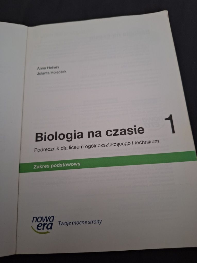 Biologia na czasie 1. Podręcznik