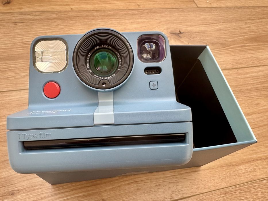Polaroid now+ niebieski + filtry stan idealny