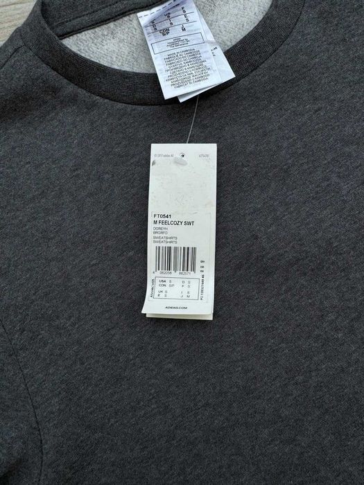 США! Чоловічі світшоти Adidas Feelcozy FT0541 Оригінал! На Флісі! S,M