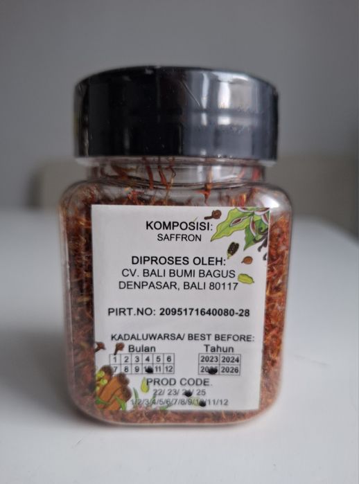 Шафран з Балі 20гр.