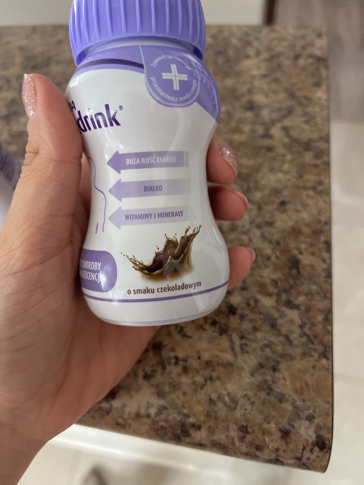 Nutricia nutridrink owoce leśne czekolada 2 sztuki dobry termin