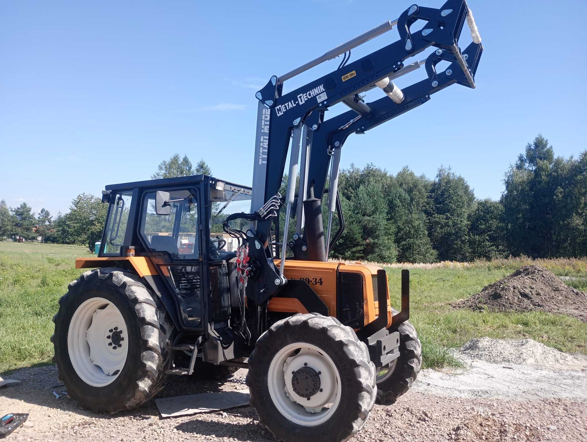 Tur Ładowacz Metal Technik , Zetor, Ursus MTZ, Case MONTAŻ, Transport