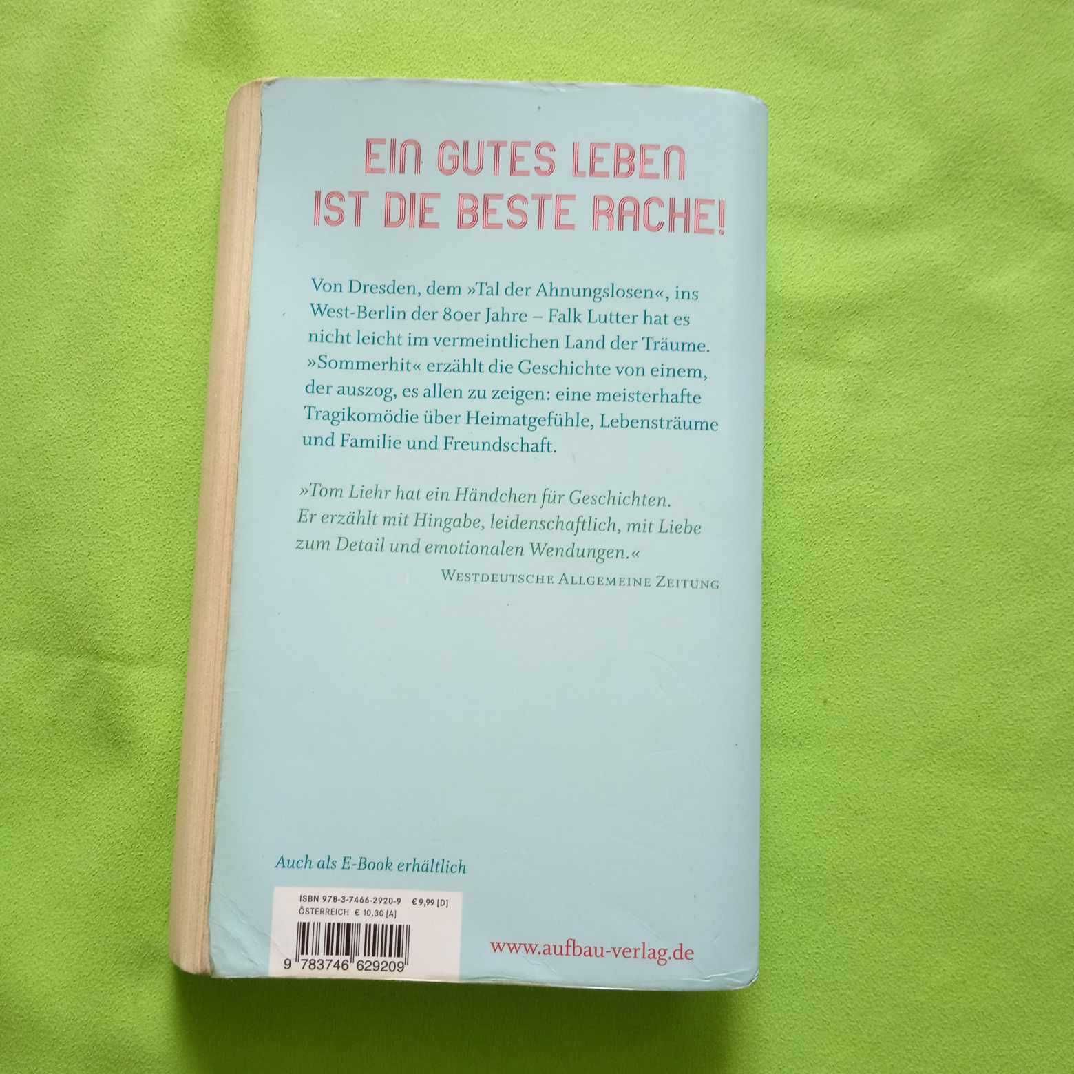 Sommerhit Tom Liehr ksiazka po niemiecku