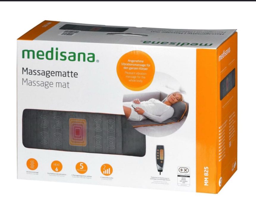 Medisana MM 825 elektryczna mata do masażu całego ciała - 5 programów.