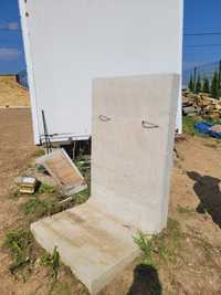 Ściana oporowa betonowa L-ka nowa  150cm*100cm