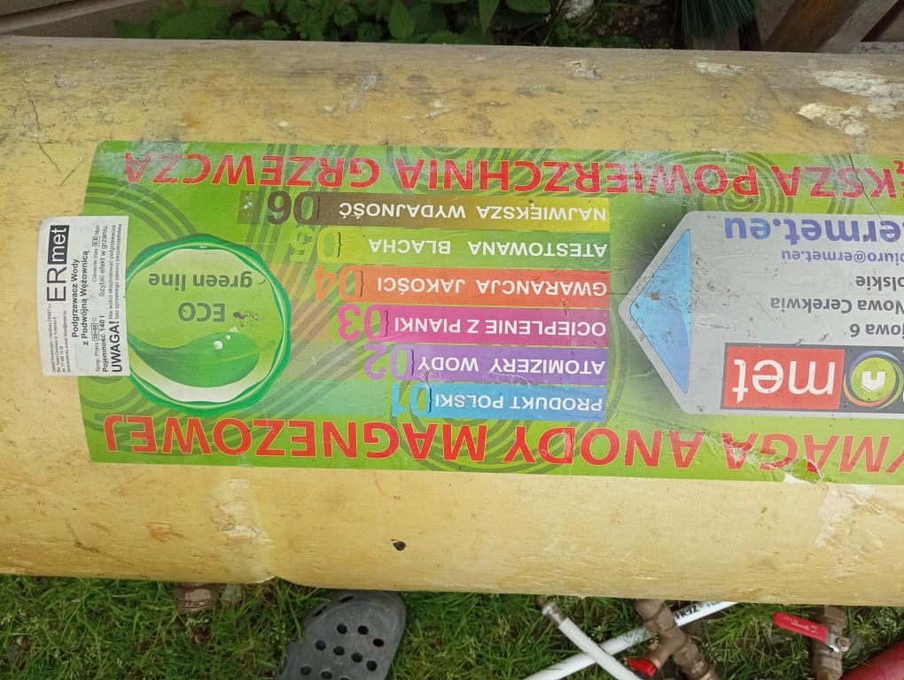 Bojler na wodę użytkową