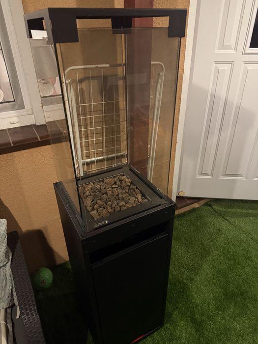 Kominek ogrzewacz ogrodowy stojacy gazowy smartkominki