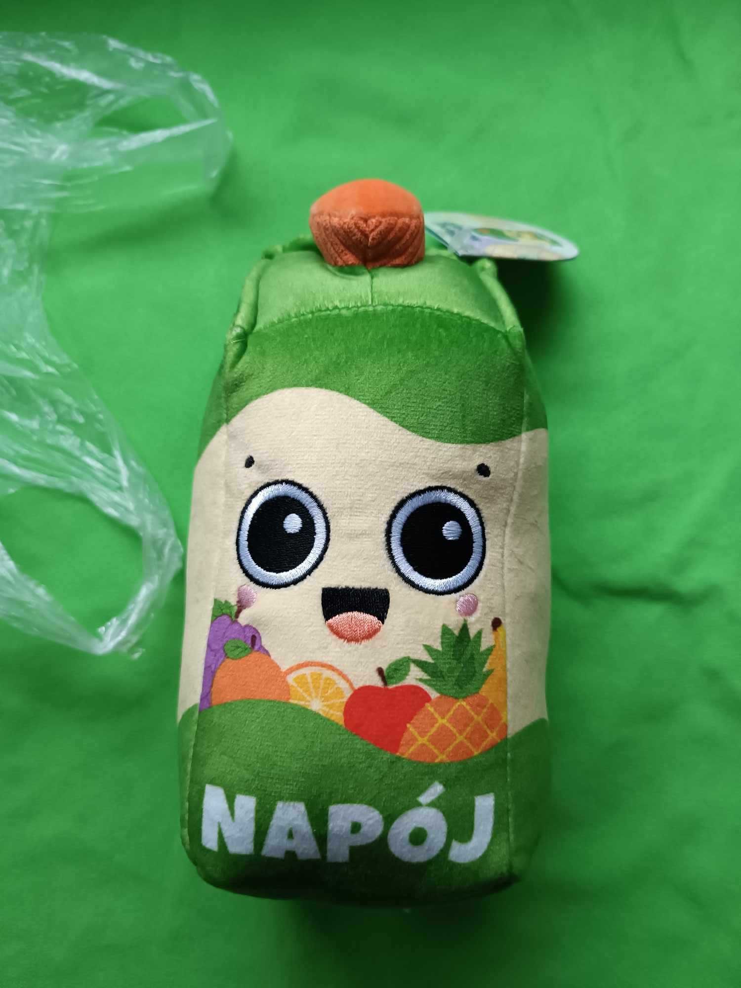 "Napój Norbert" - nowa z metkami maskotka z biedronkowej kolekcji.