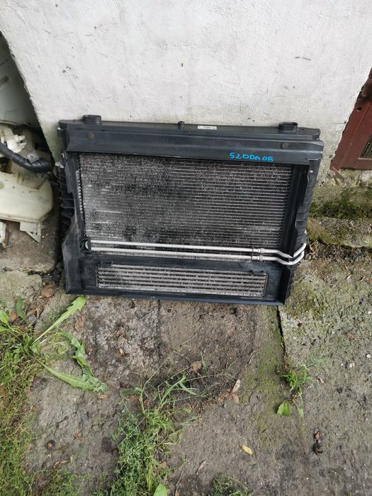 BMW e61 E61 lci 2.0d automat komplet chłodnic intercooler