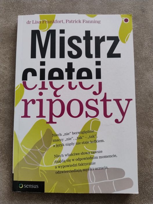 Książka mistrz ciętej riposty Lisa Frankfort Patrick Fanning