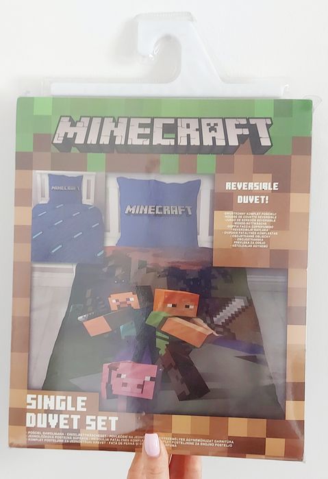 Minecraft komplet pościeli 140x200