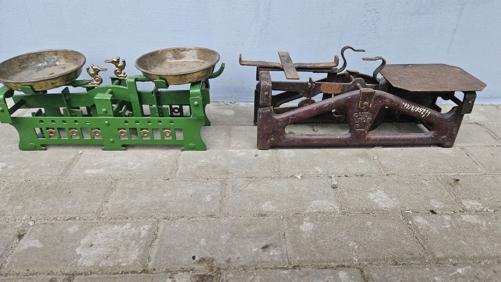 Stara waga szalkowa , łazienkowa