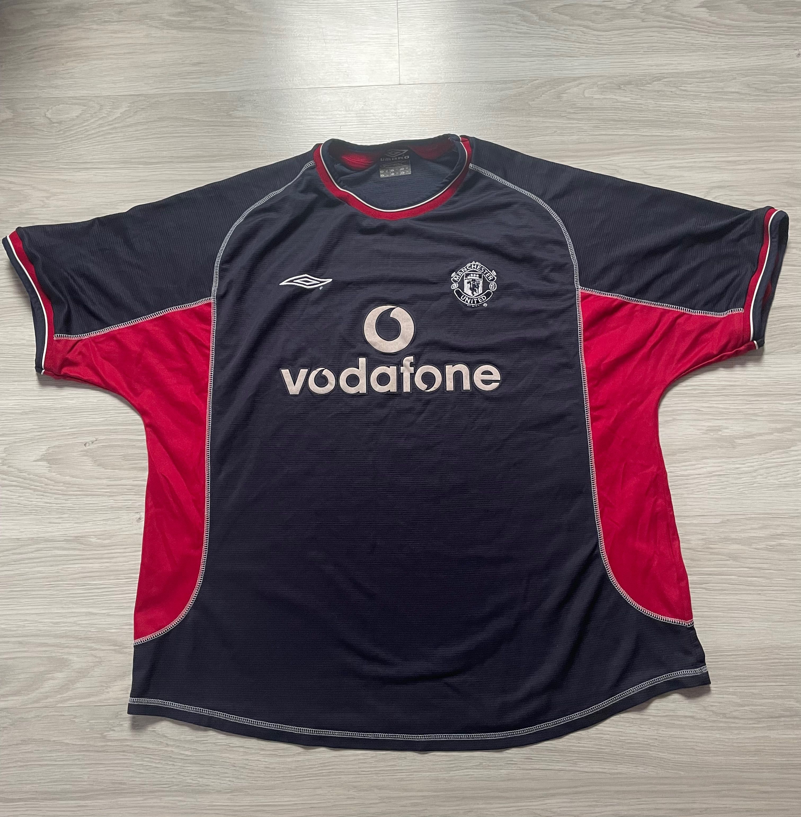 Koszulka bluzka t-shirt Umbro Manchester United 2000/2001 Vodafone XXL