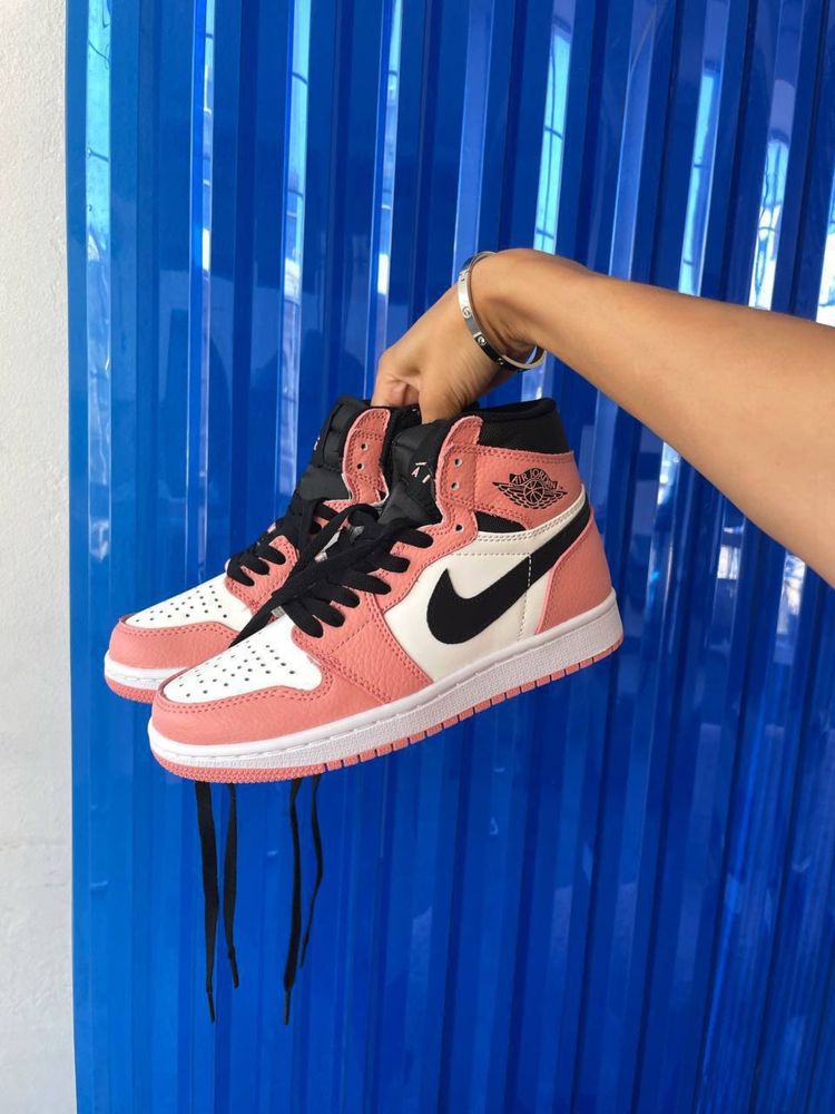 Sneakersy Nike Air Jordan pink high