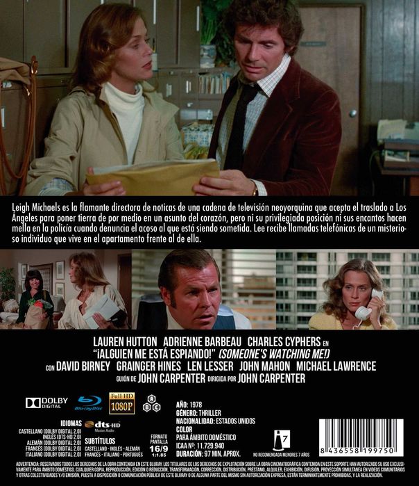 Alguien me Está Espiando/Alguém anda a espiar-me (Blu-Ray)-Importado