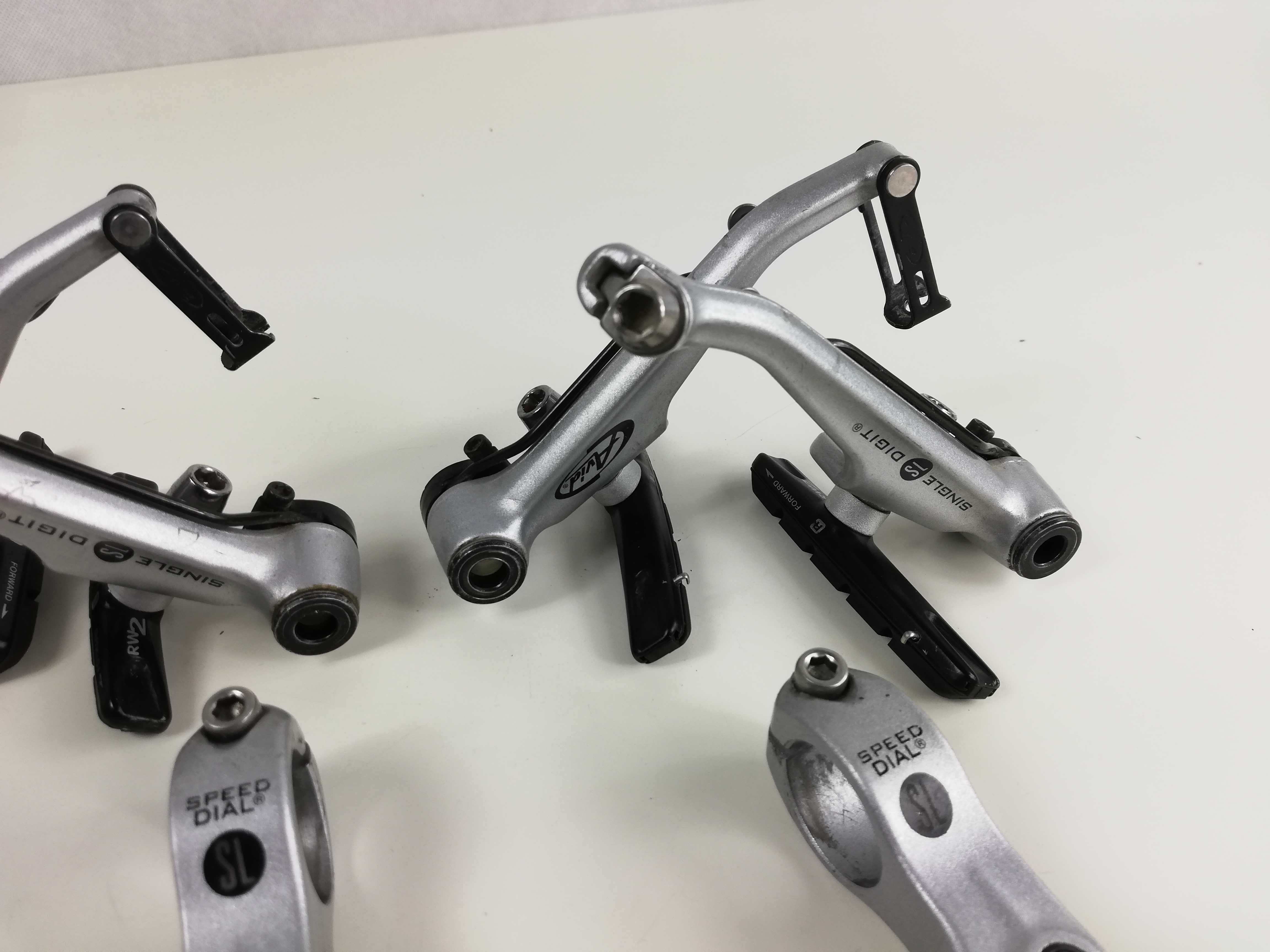Hamulce V-BRAKE Avid Single Digit SL + Klamki Avid Speed Dial SL / Ti