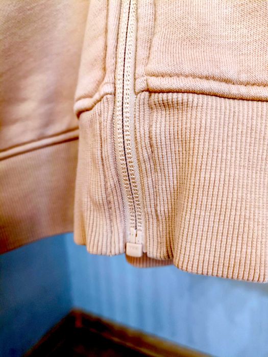 4F damska jasnobrązowa bluza z kapturem na suwak roz. M stan bdb