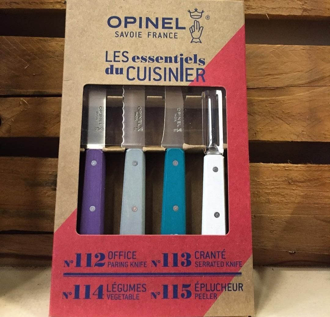 НАБОР OPINEL TRIO ФРАНЦИЯ нож 001452  кухонный острый нержавка опинель