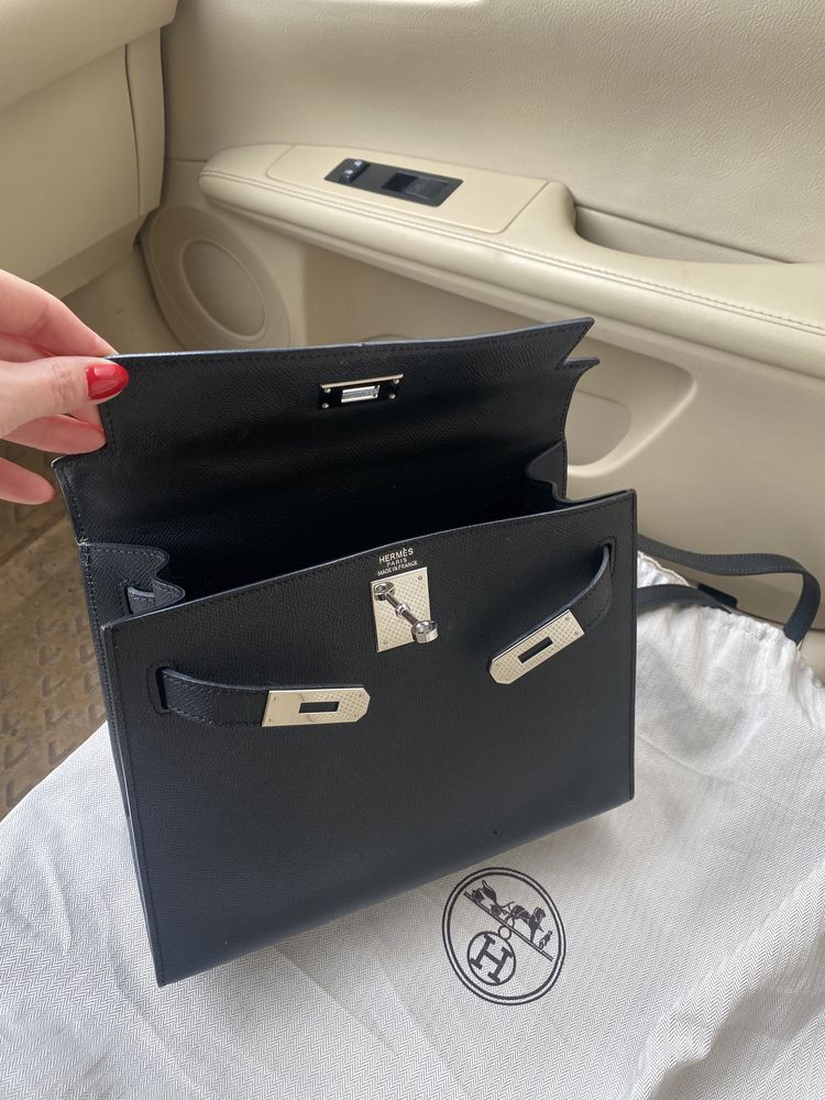 Сумка Hermes Kelly кожа Epsom 1:1